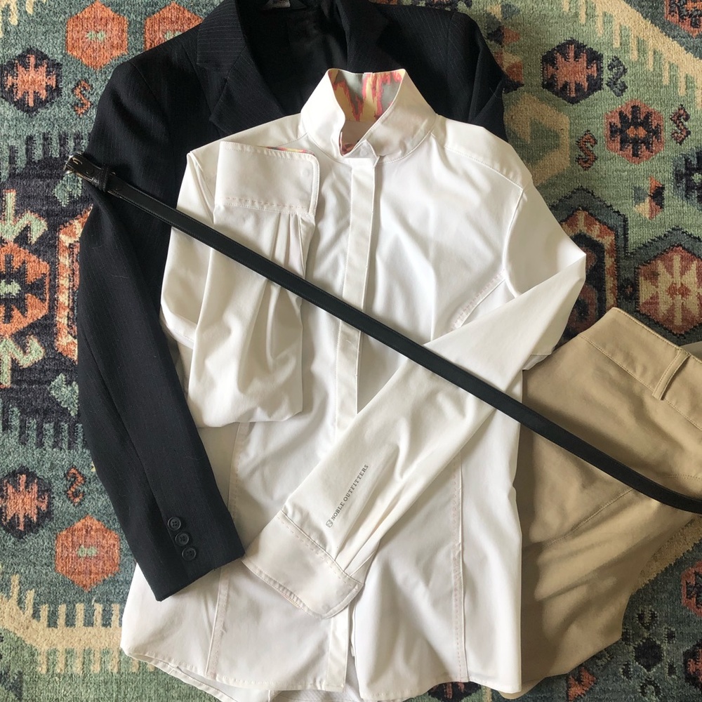 Nobel Outfitters English/Hunter Show Shirt, Medium